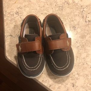 Polo Ralph Lauren Navy Blue Toddler shoes size 8